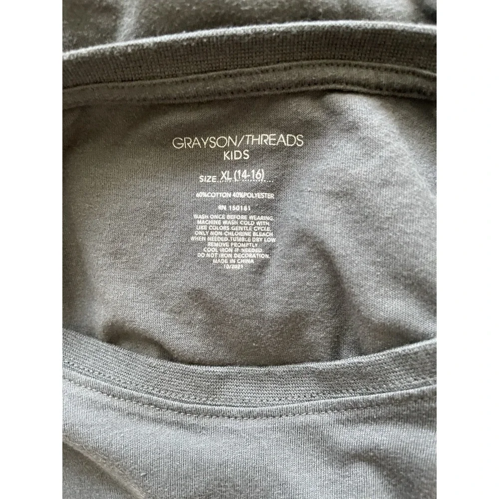 grayson threads t shirt‎ Girls XL Gray Love More